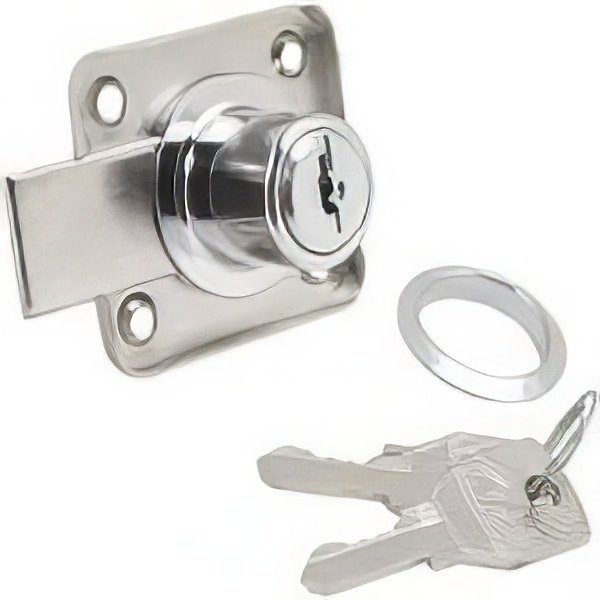 قفل اثاث كروم 38ملى