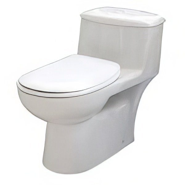 كرسى افرنجي الخزف السعودي ابيض