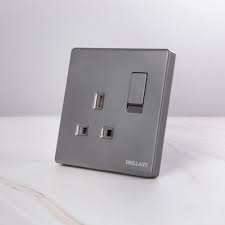 فيش مفرد رمادي 7*7 (USB) ثلاثي 13 S7.1 بيتا *
